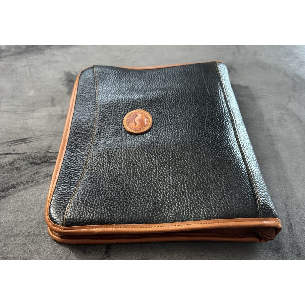 Rare Dooney & Bourke-All Weather Leather-Briefcase/Portfolio-Retract Handles - Picture 8 of 12